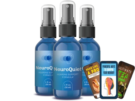 NeuroQuiet 3 spray bottles — 90-day supply