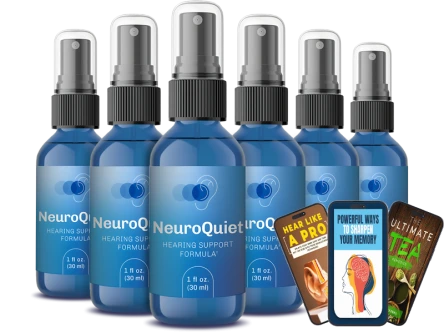 NeuroQuiet 6 spray bottles — 180-day supply